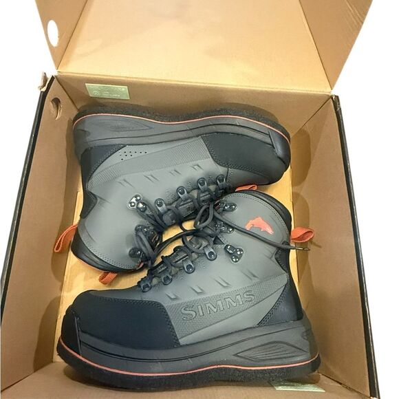 Simms Freestone Felt Sole Wading Boots Gunmetal Size 8 Men’s NWB $199 main image 6